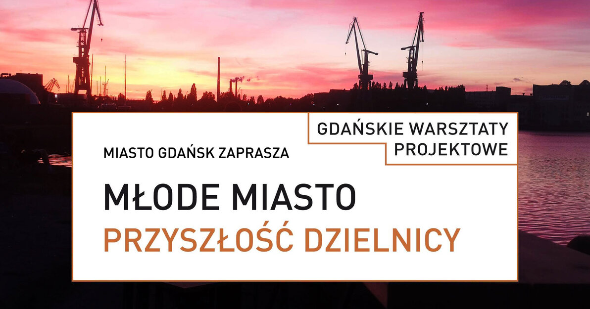 Warsztaty - Młode Miasto - plakat