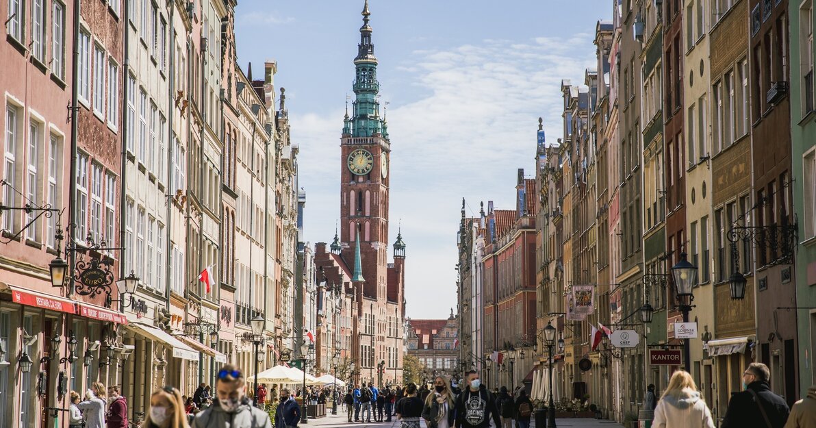 Gdańsk, ul. Długa, fot  Dominik Paszliński 