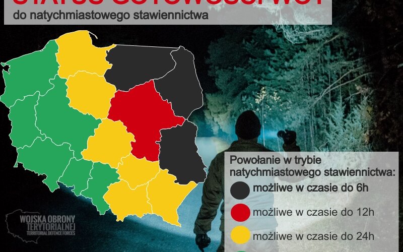 Podwyższenie alertu gotowości WOT