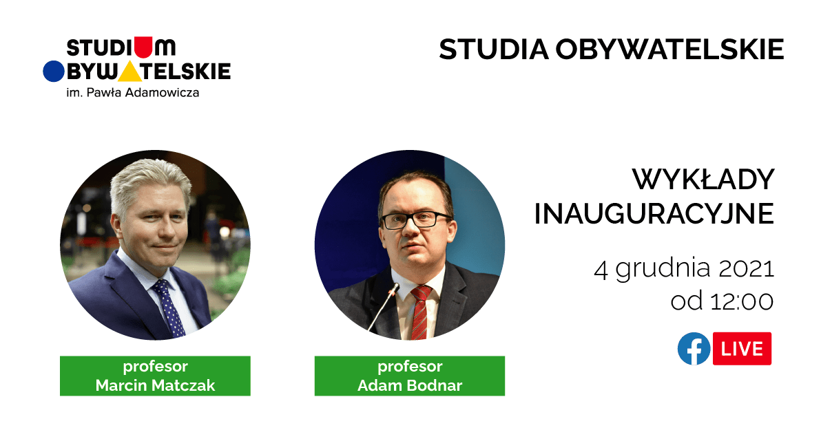 Wykład inauguracyjny, mat  pras 