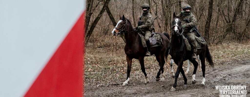 Patrole konne na straży bezpiecznej granicy