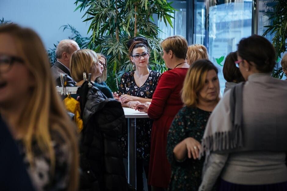 Spotkanie w ramach projektu NOW - zawodowe wyzwania nowej generacji” organizowanego przez Gdański Inkubator Przedsiębiorczości STARTER, zdjęcie archiwalne