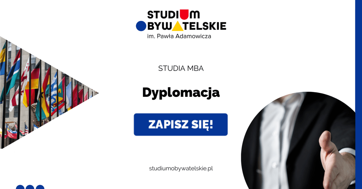 MBA Dyplomacja nowym kierunkiem Studium Obywatelskiego im. Pawła Adamowicza