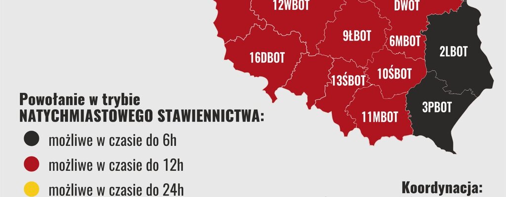 WOT: zmiana statusu do natychmiastowego stawiennictwa żołnierzy