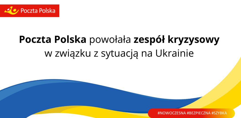 Poczta Polska aktywowała zespół kryzysowy w związku z sytuacją w Ukrainie 