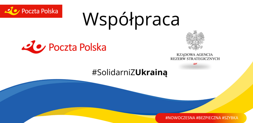 Poczta Polska realizuje pilne dostawy zaopatrzenia dla uchodźców z Ukrainy 
