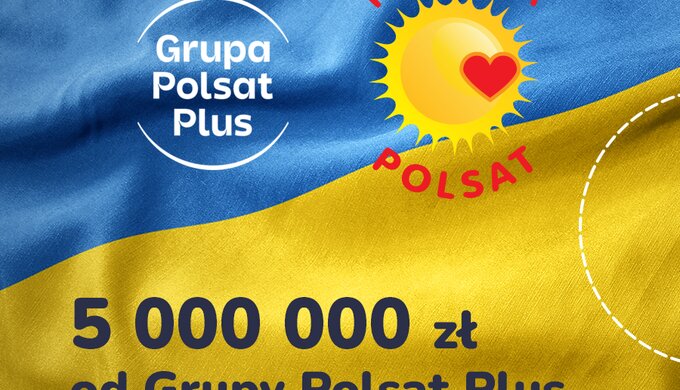 Grupa Polsat Plus i Fundacja Polsat razem dla dzieci z Ukrainy