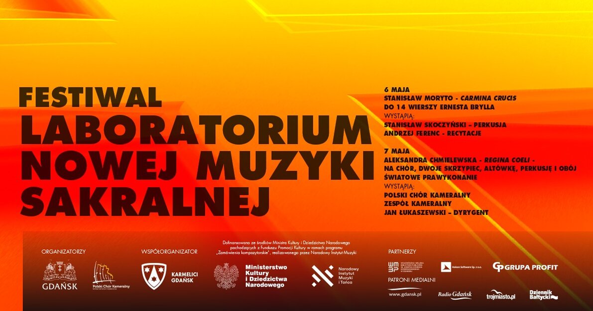 Laboratorium Nowej Muzyki Sakralnej - grafika, mat. Polski Chór Kameralny