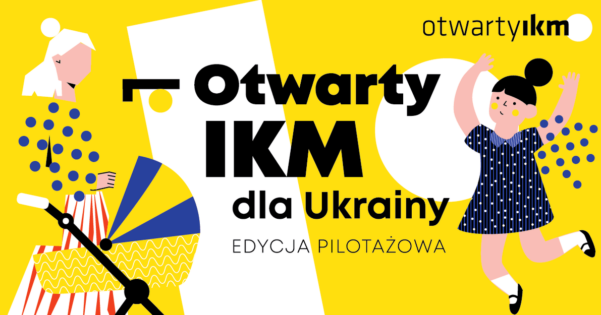 Grafika promująca projekt Otwarty IKM w jęz. polskim, mat. IKM