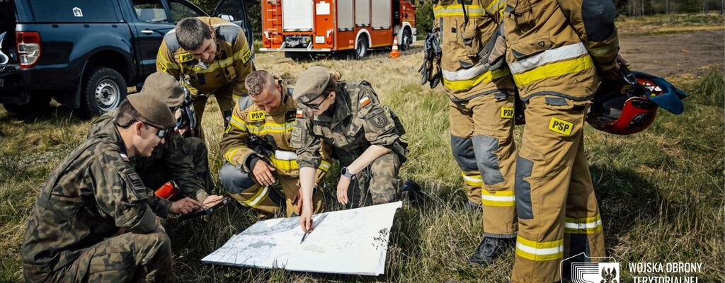 Terytorialsi z 14 Brygady OT poszukiwali zaginionego śmigłowca. Ćwiczenie Sarex-22 w Zachodniopomorskiem.