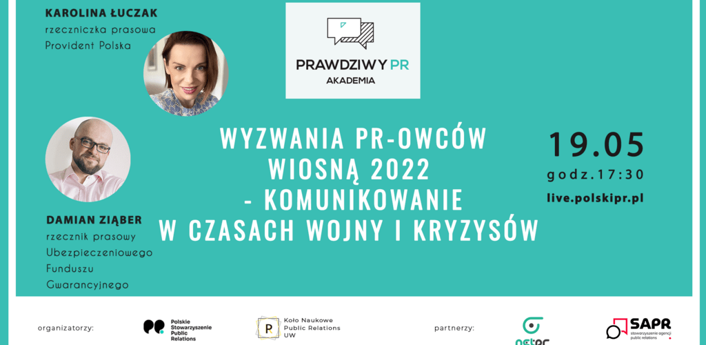 Majowa Akademia PRawdziwy PR o aktualnej i nietypowej sytuacji w branży 