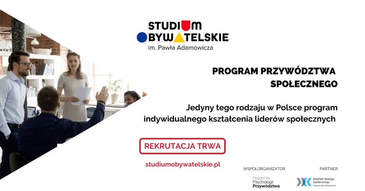 PPS Jedyny tego rodzaju w Polsce program indywidualnego kształcenia liderów