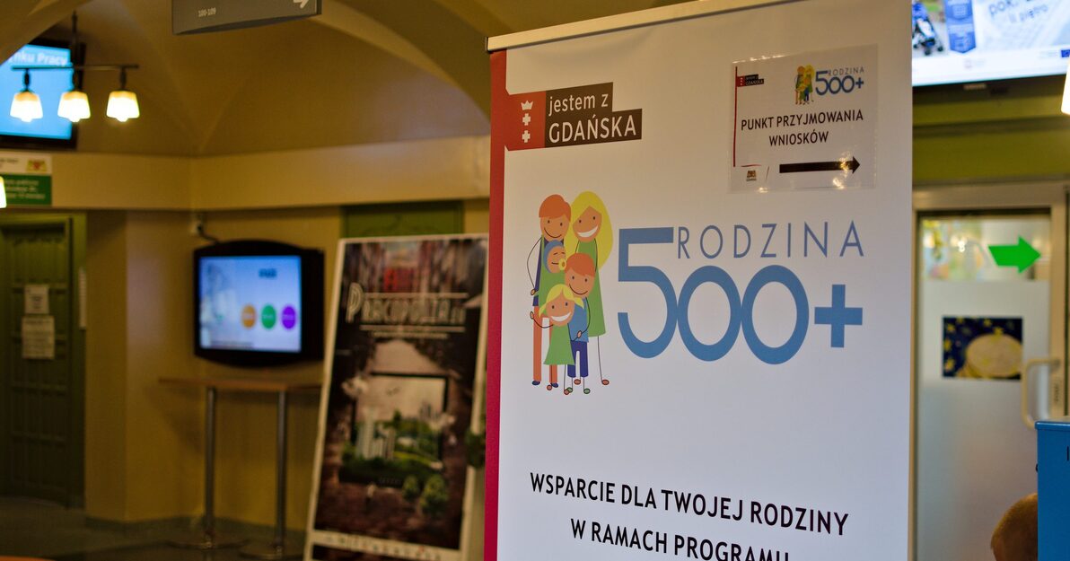 Programy 300+ i 500+ poza Gdańskim Centrum Świadczeń