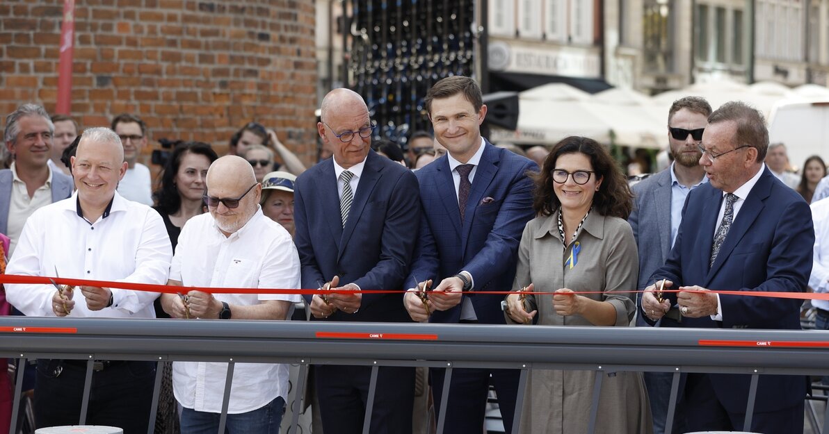 Otwarcie Mostu Stągiewnego (2)  fot. G. Mehring gdansk.pl