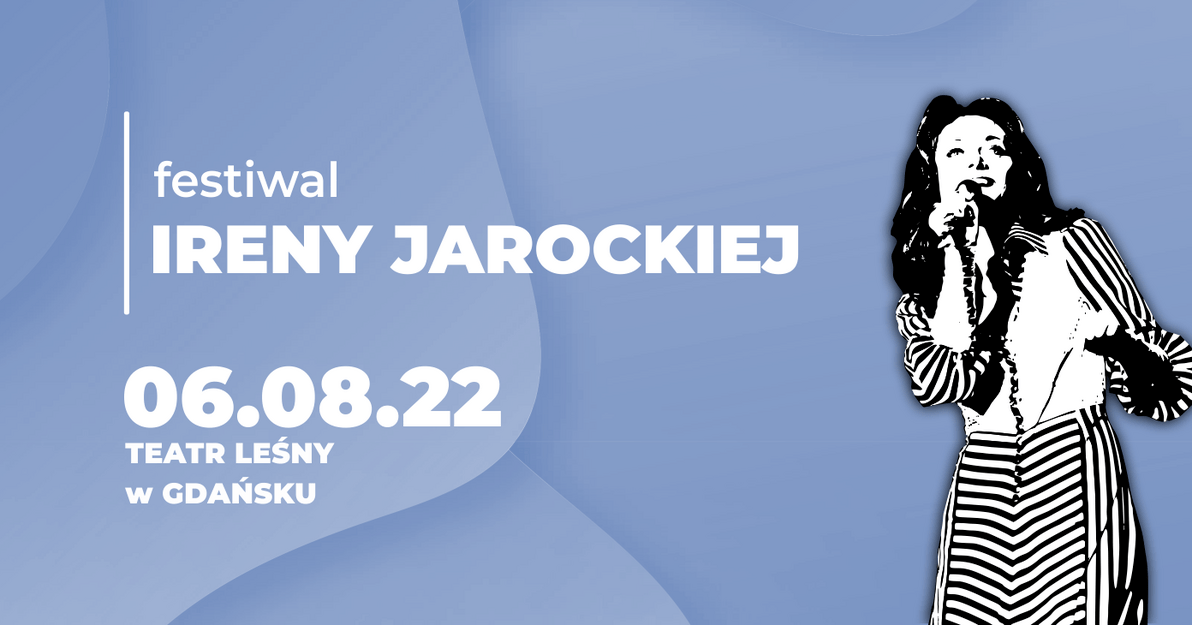 Festiwal Ireny Jarockiej - grafika promująca wydarzenie