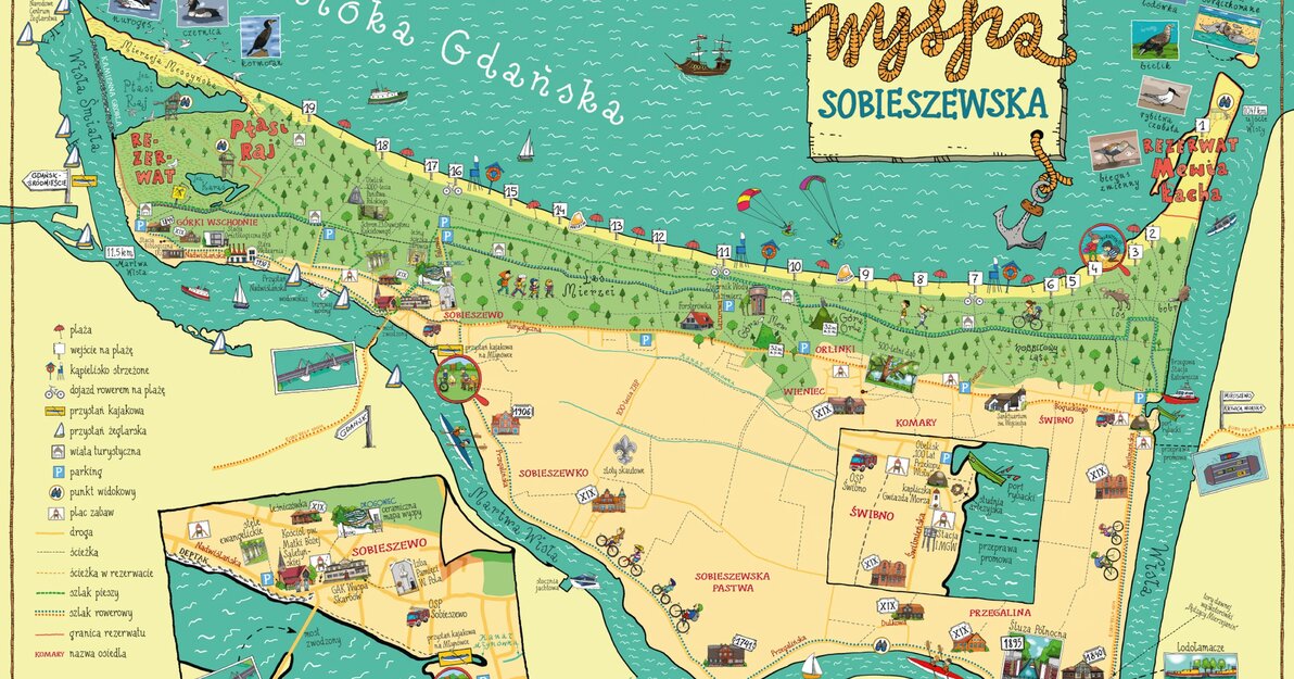 WyspaSobiewszewska mapa small