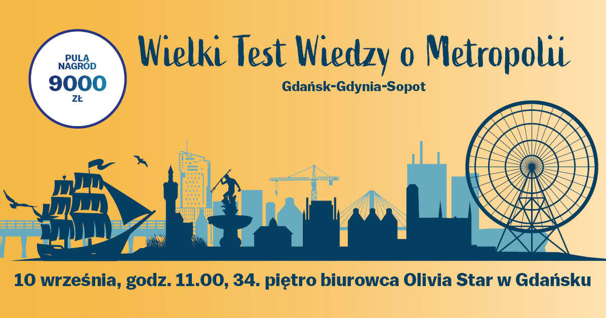 Wielki Test Wiedzy o Metropolii, mat  organizatora