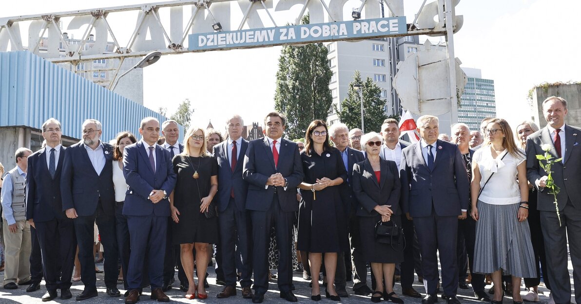 Obchody 42 rocznicy podpisania Porozumień Sierpniowych, fot  Grzegorz Mehring