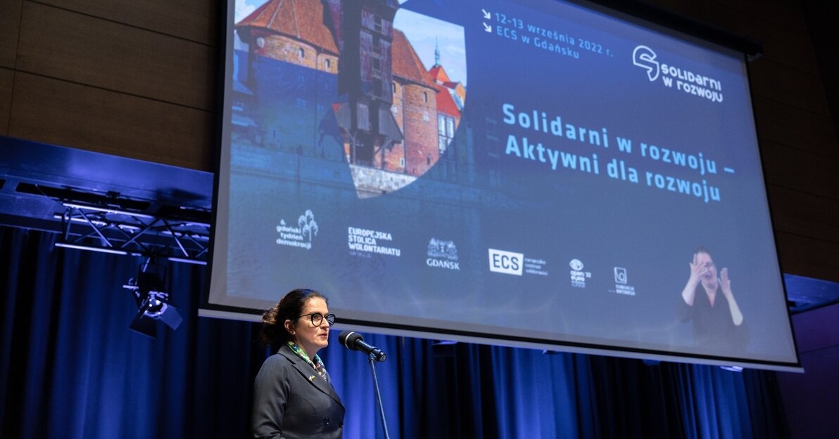 Prezydent Aleksandra Dulkiewicz inauguruje Gdański Tydzień Demokracji, fot. Dominik Paszliński