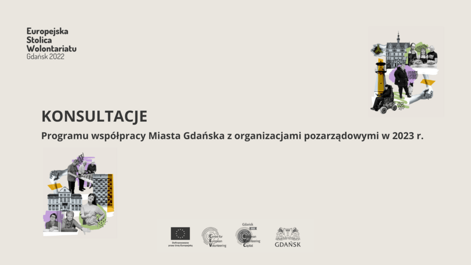 Konsultacje projektu Programu Współpracy Miasta Gdańska z organizacjami pozarządowymi na rok 2023