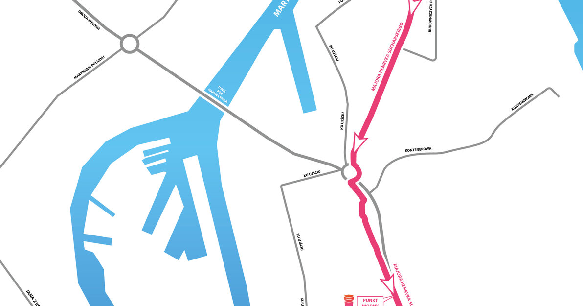 Mapa 60 Biegu Westerplatte