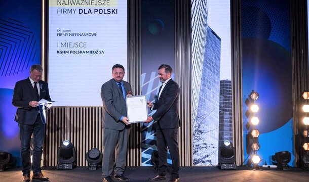 The KGHM declared “The most important company for Poland” according to Rzeczpospolita