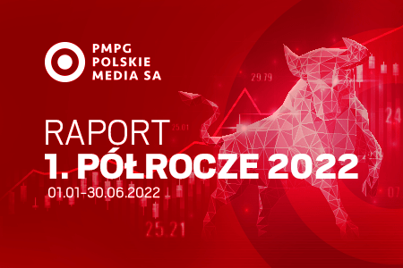 PMPG Polskie Media S.A. Group's revenues increased by 68%  for the first half of 2022.