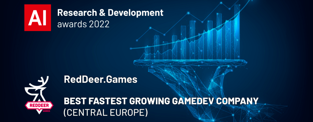  RedDeer.Games with the award "The fastest growing gamedev company in Central Europe" starts the investment roadshow