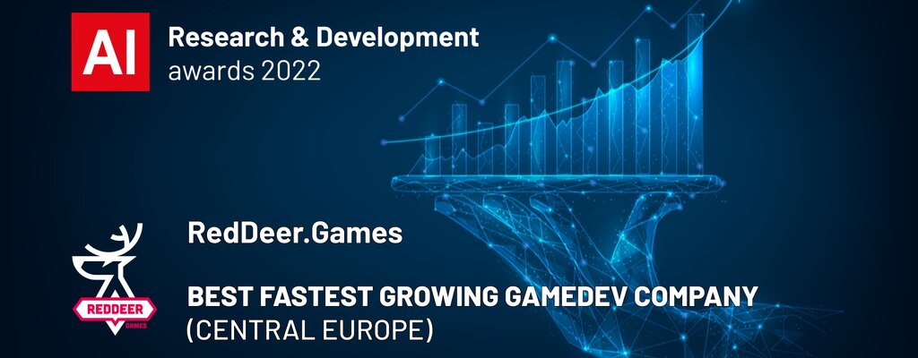  RedDeer.Games with the award "The fastest growing gamedev company in Central Europe" starts the investment roadshow