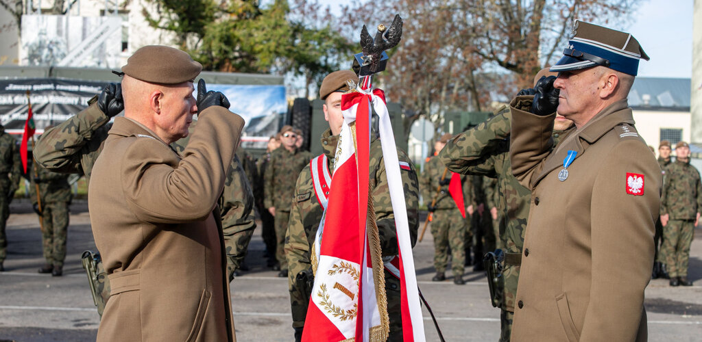 Przekazanie obowiązków dowódcy 1 Podlaskiej Brygady OT