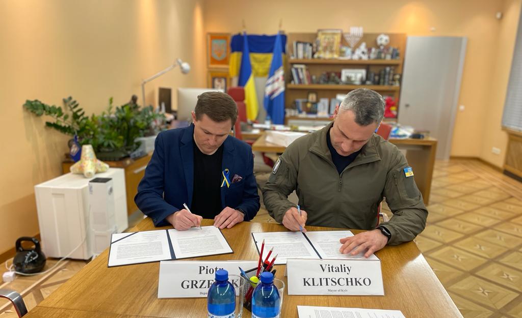 Podpisanie deklaracji o wspólracy miast Polski i Ukrainy