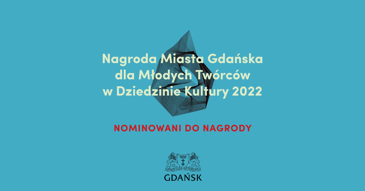 Nagroda Miasta Gdańska dla Młodych Twórców w Dziedzinie Kultury, grafika pozioma