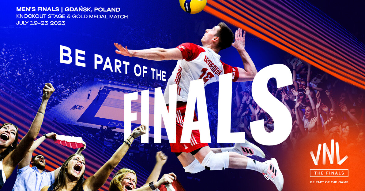 Men's Finals 2023, mat. prasowy FIVB