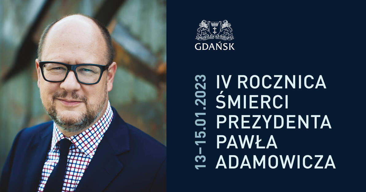 4 rocznica śmierci prezydenta Pawła Adamowicza