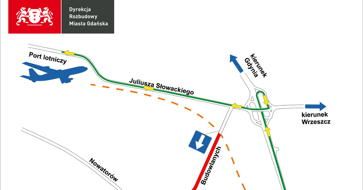 Mapa - organizacja ruchu