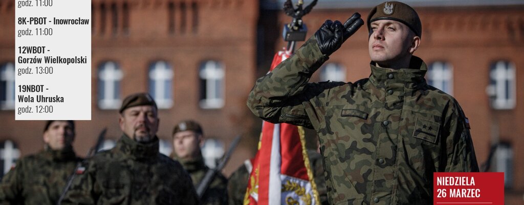 „Ja żołnierz Wojska Polskiego przysięgam” – zapowiedź nadchodzących przysiąg