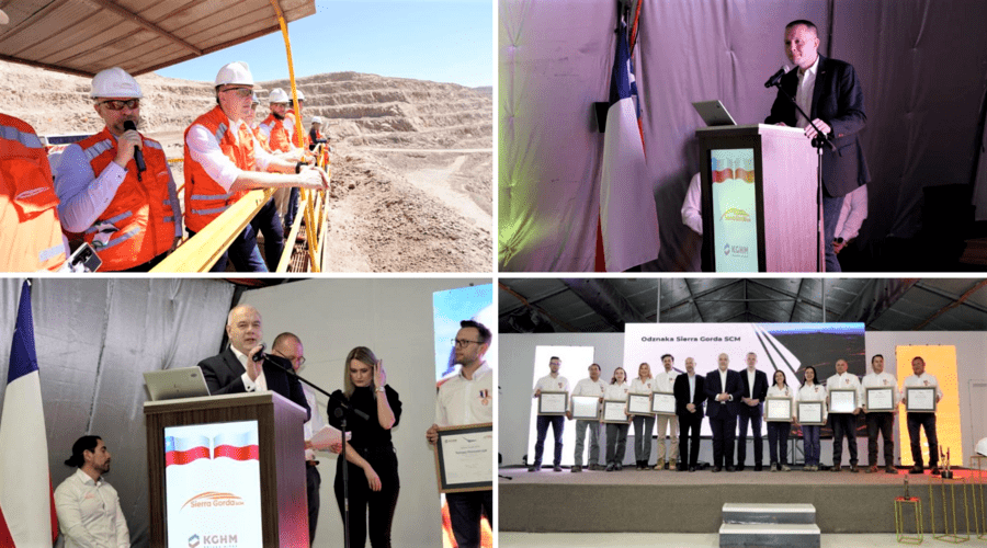 Deputy Prime Minister Jacek Sasin visited KGHM’s Sierra Gorda mine in Chile
