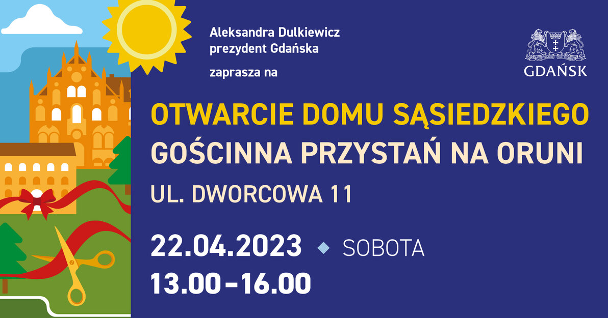 Otwarcie Domu Sąsiedzkiego grafika