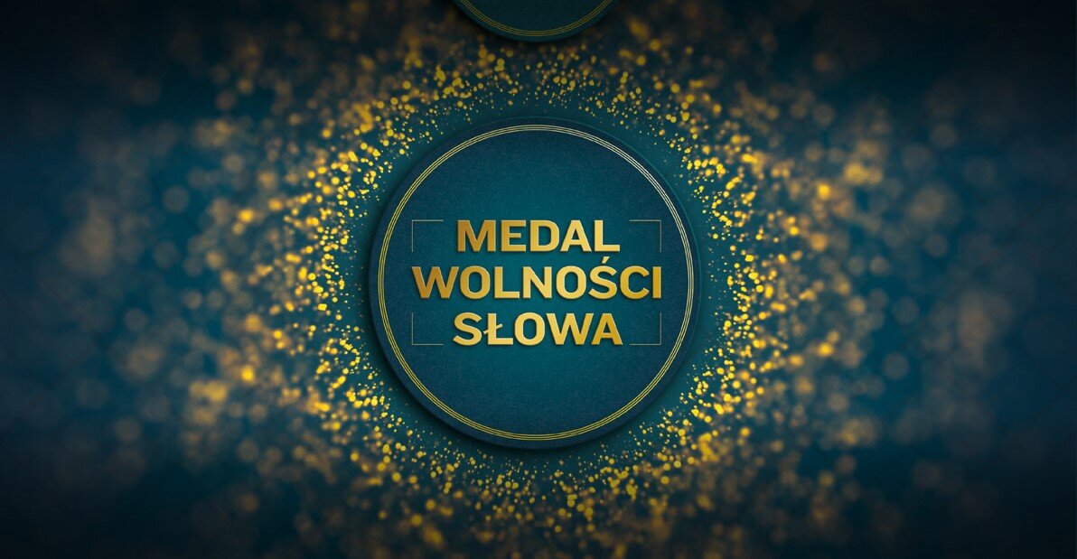 Medal Wolności Słowa, mat  Fundacja Grand Press