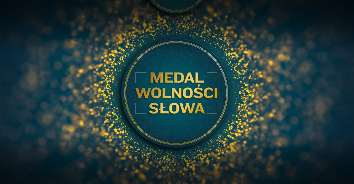 Medal Wolności Słowa, mat  Fundacja Grand Press