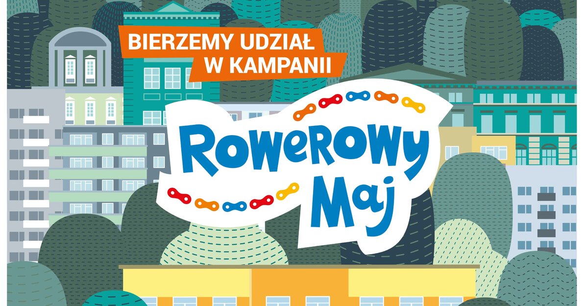 Plakat akcji Rowerowy Maj 