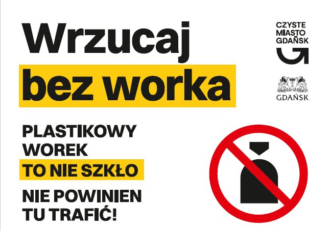 Wrzucaj bez worka, mat. prasowy WGK