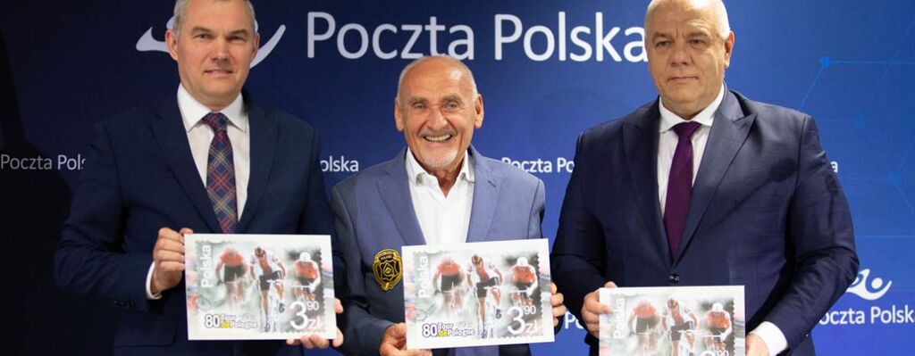 Najważniejszy polski wyścig kolarski uhonorowany znaczkiem pocztowym
