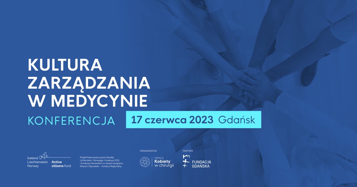 Kultura zarządzania w medycynie - plakat