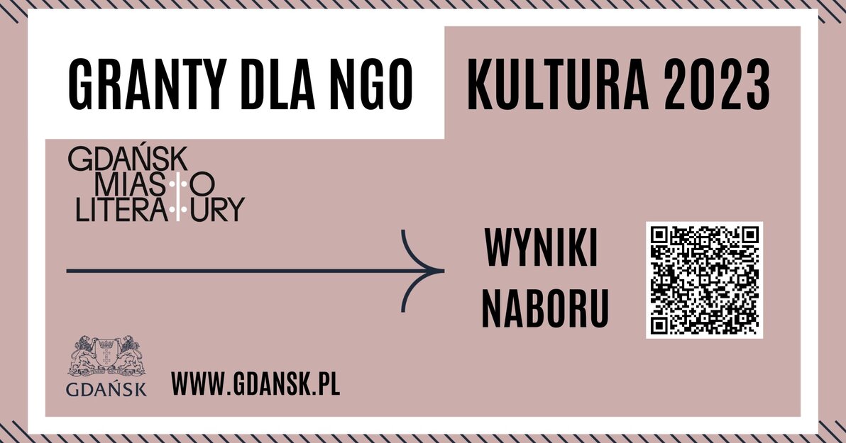 Grafika, granty dla NGO wyniki Gdańsk Miasto Literatury