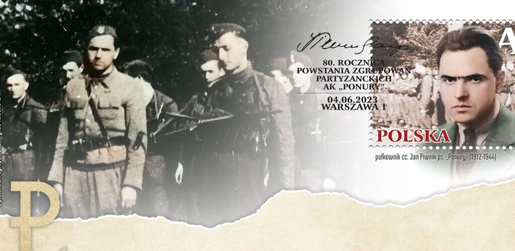 Poczta Polska wydała kartkę upamiętniającą 80. rocznicę powstania Zgrupowań Partyzanckich Armii Krajowej „Ponury"