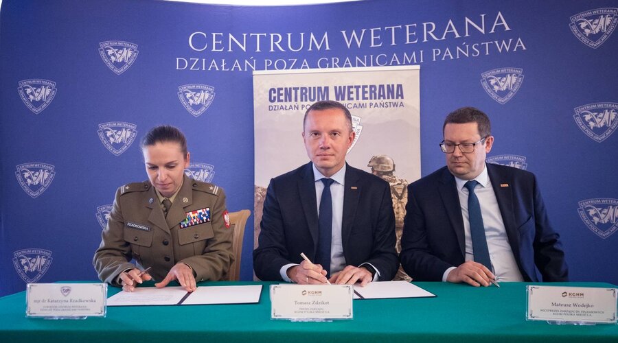 KGHM signed a letter of intent with the Center for Veterans of Operations Outside National Borders