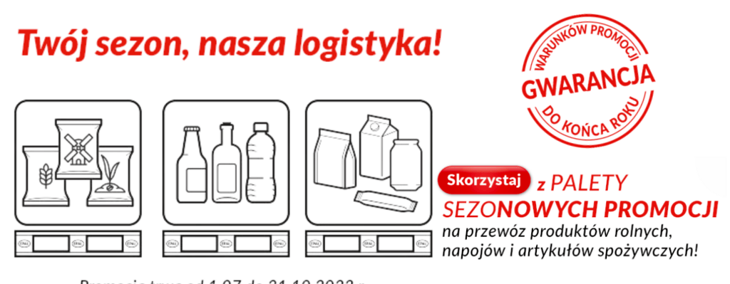 Poczta Polska z ofertą specjalną na przesyłki paletowe dla sektora rolno-spożywczego 