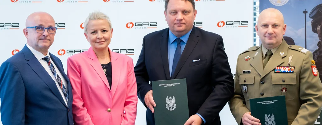 GAZ-SYSTEM podpisał porozumienie z Dowództwem Wojsk Obrony Terytorialnej