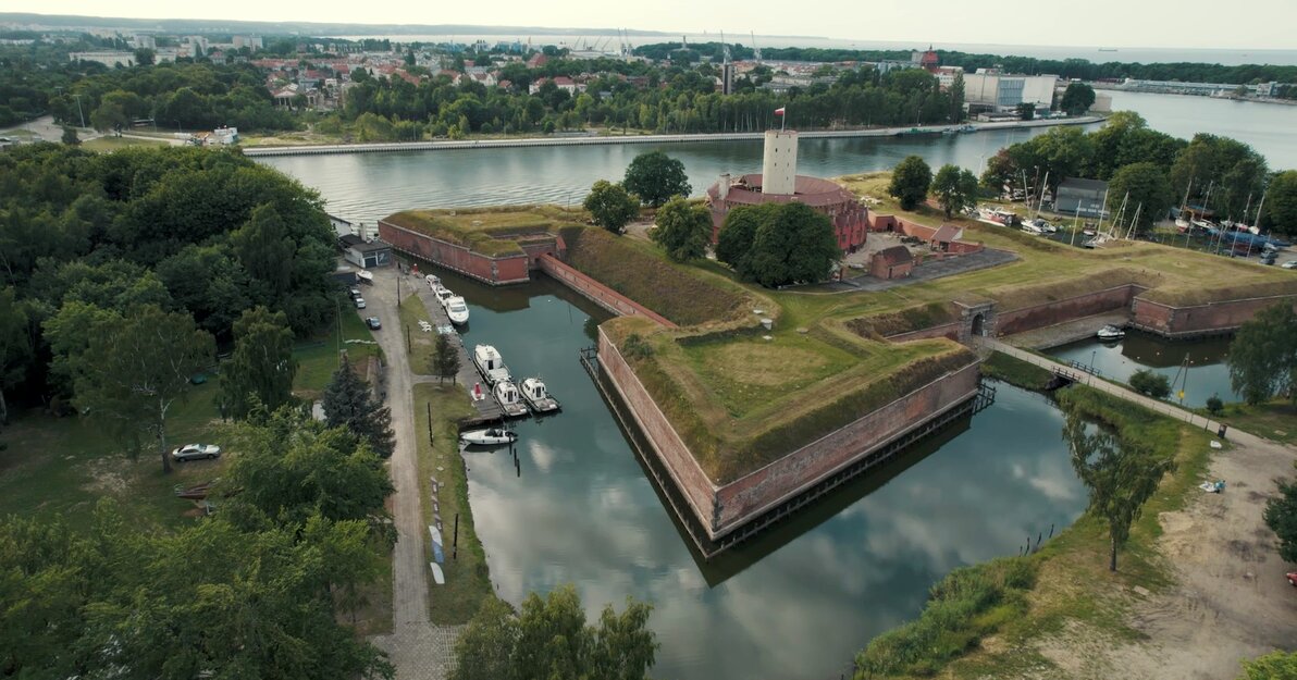 Twierdza Wisłoujście, lipiec 2023, mat  Muzeum Gdańska